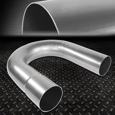 2.5" Inch DIY Custom 180 Degree Mild Steel Mandrel U-Bend Exhaust Tubing Pipe
