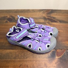 Merrell Hydro H2O Hiker Sandal Purple Blue Cloed Toe Girls SZ 5 Outdoors Hiking