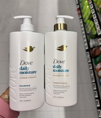 Dove Daily Moisture Damage Therapy Shampoo & Conditioner Set 28 fl oz