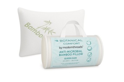 NEW ANTI-MICROBIAL   Bamboo Pillow Adjustable Shredded Memory Foam - US SELLER