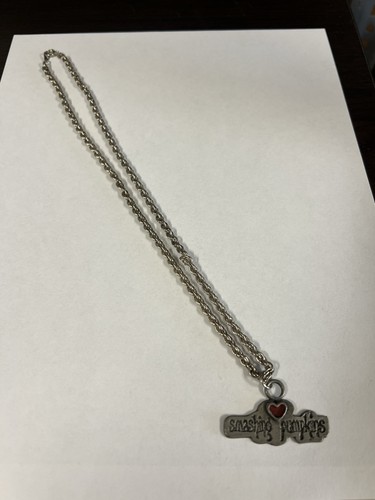 vintage Smashing Pumpkins pendant w / Chain - 90’s Deadstock - Picture 2 of 3