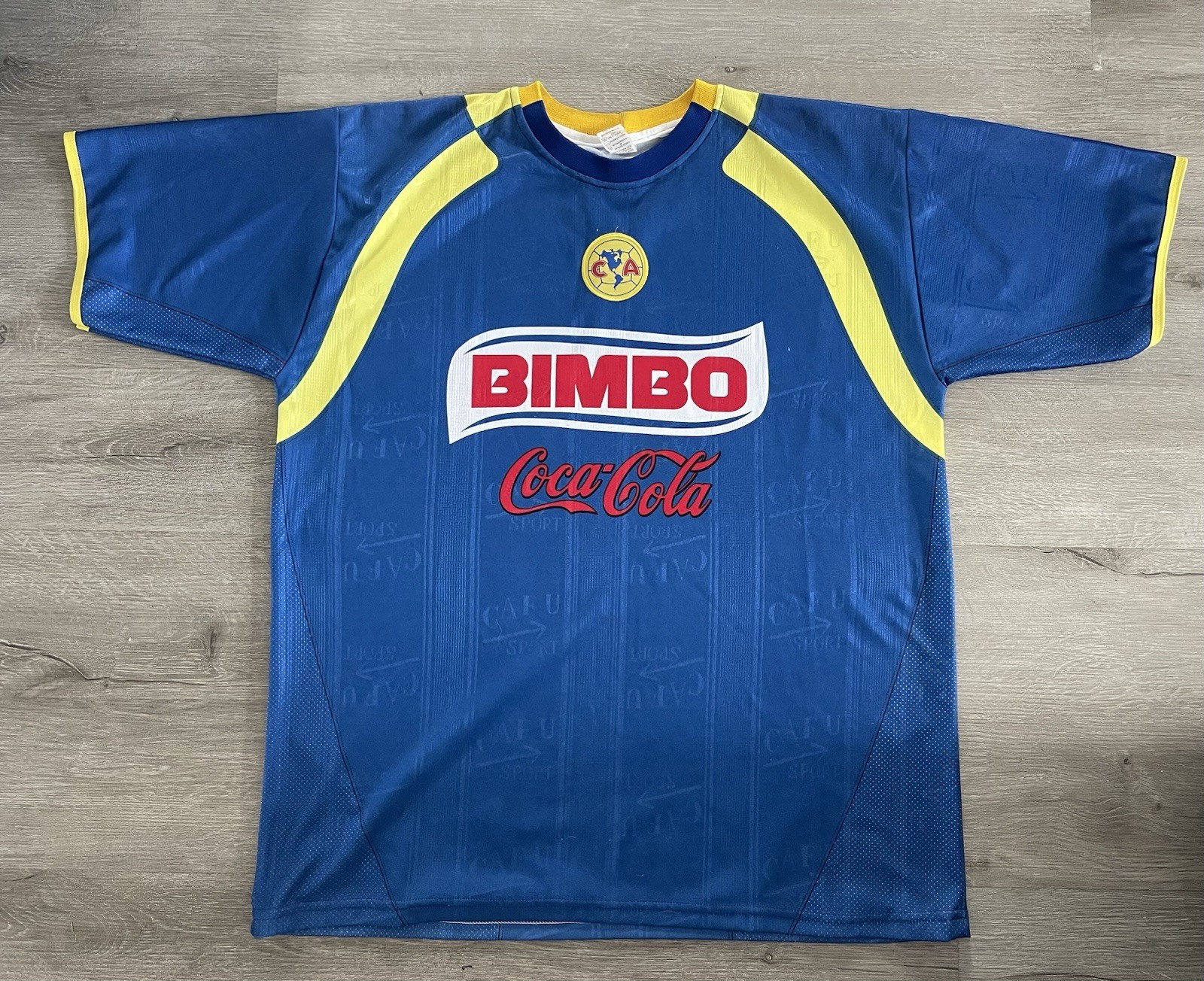 Vintage Club America Liga MX Jersey Cafu Sports Men’s Size XL Made In Mexico