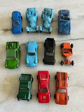 Lot of 13 Vintage Diecast Tootsie Toy Cars Trucks Submarine  Midgetoy Trailer