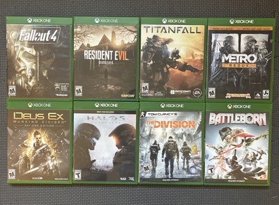 XBOX ONE Game Lot Halo Fallout Resident Evil Titanfall Battleborn Deus Ex Metro 