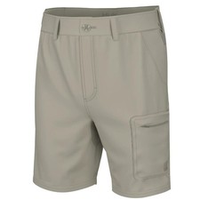 Huk Next Level 7 Inch Shorts Khaki Lightweight Quick Dry Outdoor Apparel S Size