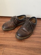Dr. Martens 8053 Brown Leather Lace Up Made in England Casual Shoes