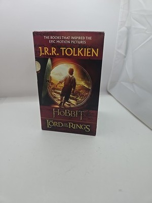 J.R.R. Tolkien 4-Book Boxed Set: The Hobbit and The Lord of the Rings Free Ship.