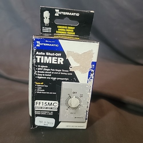 Intematic FF15MC Auto Shut-off TIMER 15 Minutes - Picture 2 of 4