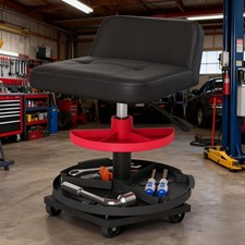 Rolling Creeper Garage Stool with 360 Wheels,Capacity Mechanic Stool