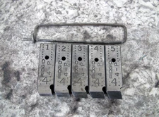 RIDGID 4-P 4” NPT RH 4PJ Pipe Threader Dies / Die Set Used Free Shipping