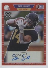 2021 Leaf Pro Set Metal 1989 Red Rainbow 99/100 Sage Surratt #PA-SS1 Auto 0l2