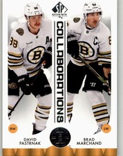 2023-24 SP Authentic David Pastrnak Brad Marchand Collaborations #C-2 Bruins