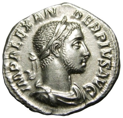 Severus Alexander (AD 222-235) AR Denarius, Jupiter - rare variety