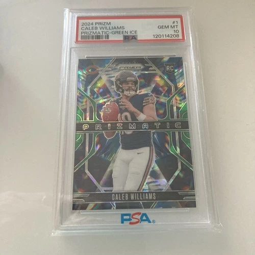 2024 PANINI PRIZM PRIZMATIC #1 CALEB WILLIAMS ROOKIE RC BEARS GEM MINT PSA 10