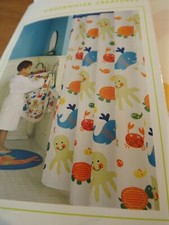 new JUMPING BEANS Underwater Creatures Kids Shower Curtain Kohls ret 4499 NIP