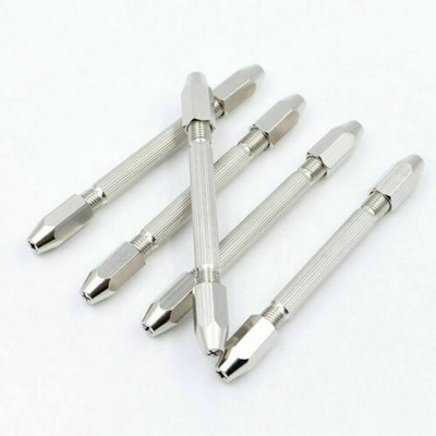 5 Stück Twist Bohrer Drehbar Kopf Pin Vise Schmuck Uhr Macher Reparaturwerkzeuge