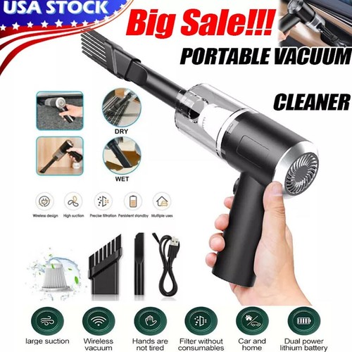 Cordless Hand Held Vacuum Cleaner Mini Portable Car Auto Home Wireless