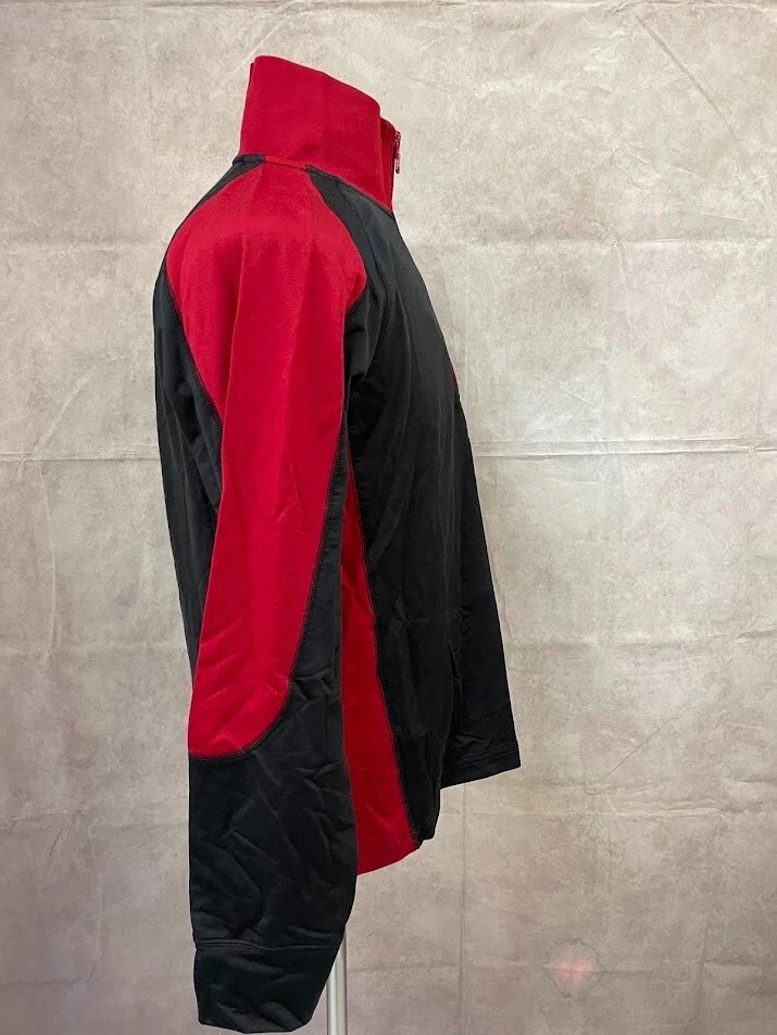 Express Men's Grey Red Half Zip Pullover Sweater Size M - Image 4 of 4