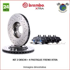 Kit dischi freno + Pastiglie Xtra Post Brembo per VW SCIROCCO GOLF VI V