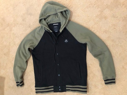 EUC RVCA men varsity jacket size S 