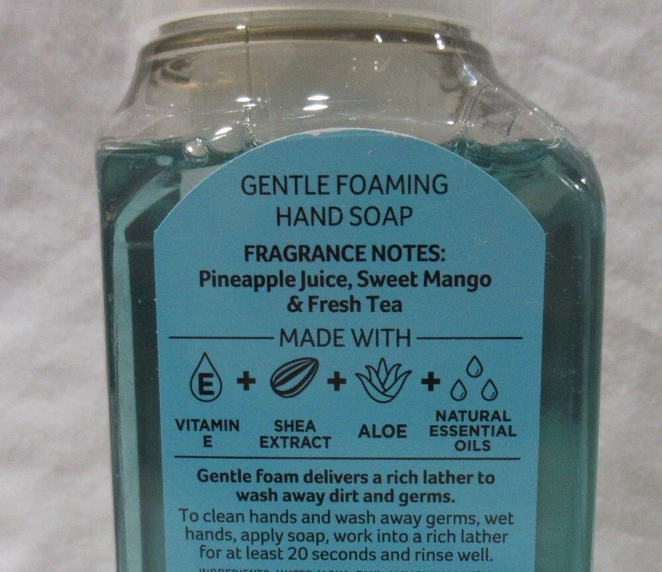 BLENDS by Bath & Body Works Foaming Hand Soap WHITE TEA & SAGE + PINEAPPLE MANGO - Image 4 of 4