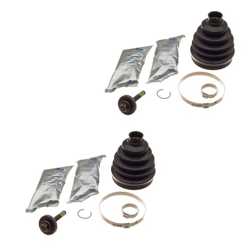 Loebro Set 2 Front Outer CV Axle Joint Boot Kits For Volvo C30 C70 S40