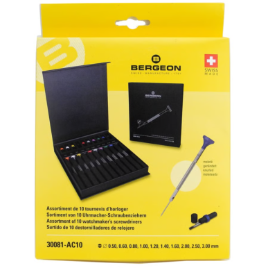 BECO Cacciavite Intaglio Orologiaio 9tlg + Lama Di Ricambio