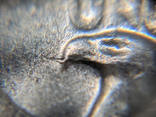 1964-D Die Break RPM-001 US Mint Error Washington Silver Quarter SPITTING EAGLE - Picture 10 of 12