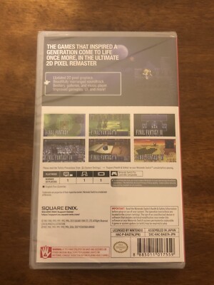 Final Fantasy I-VI Pixel Remaster Collection (Nintendo Switch) | eBay
