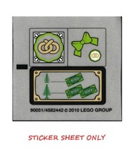 LEGO 10216 - Panificio Villaggio Invernale - FOGLIO ADESIVO