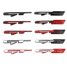 GT/GT LINE Fender Door Rear Trunk Lid Emblem for Stinger Rio K5 Forte Optima