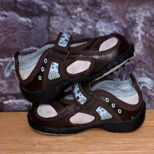 Merrell Pacific Jump Junior Brown/Blue Infant Toddler Shoe Size 4 - Picture 4 of 8