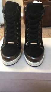 jimmy choo wedge trainers