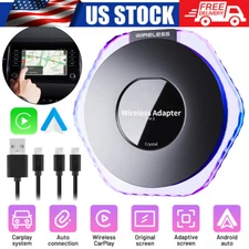 New！CarPlay/Android Auto Wireless Bluetooth Dongle Adapter USB Plug and Play