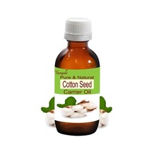 Cotton Seed Oil Cold Pressed Pure Natural Carrier Oil Skin