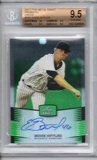 BGS 9.5 2012 Leaf Metal Prismatic Green 10 AUTO Eddie Butler #d 8/10 NC DINOS
