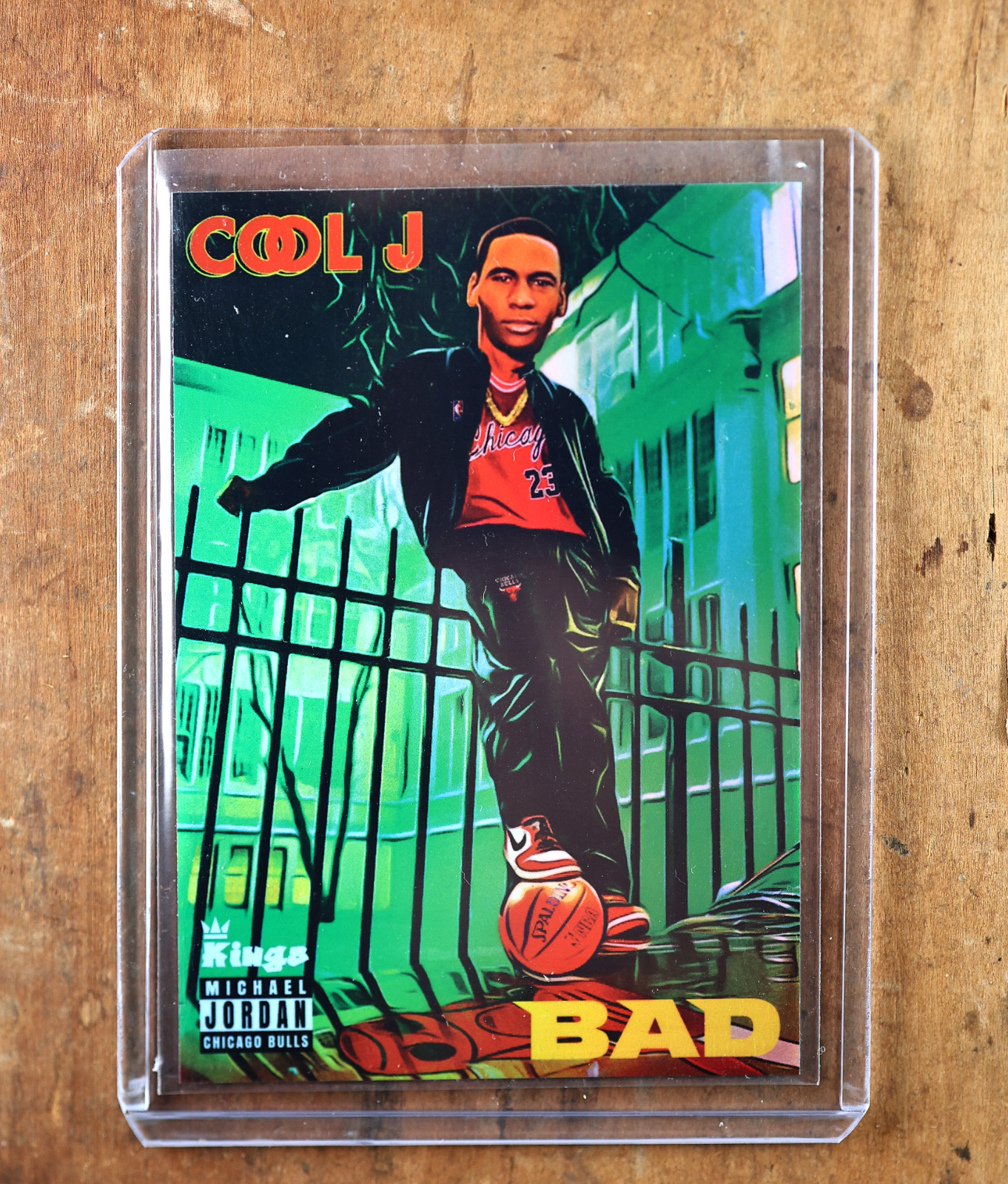 1988 Michael Jordan X L.L. Cool J “COOL J” Chicago Bulls Air NO 1986 Fleer