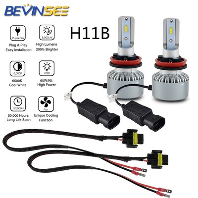 60w H11 H11b For Hyundai Sonata 2009 2010 Led Headlight Low Beam Kit 6000k White Ebay