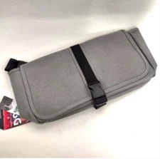 DSG Utility Sling Bag Mens Gray Adjustable Crossbody Strap Cinch Closer Bag