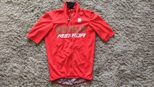 Bahrain Merida Team Fiandre Light Short Sleeve Jacket , Sportful Size: L NEW! - Picture 2 of 18