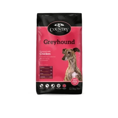 BURGESS Country Value Greyhound Dog Food Dry Complete With Chicken 12.5kg