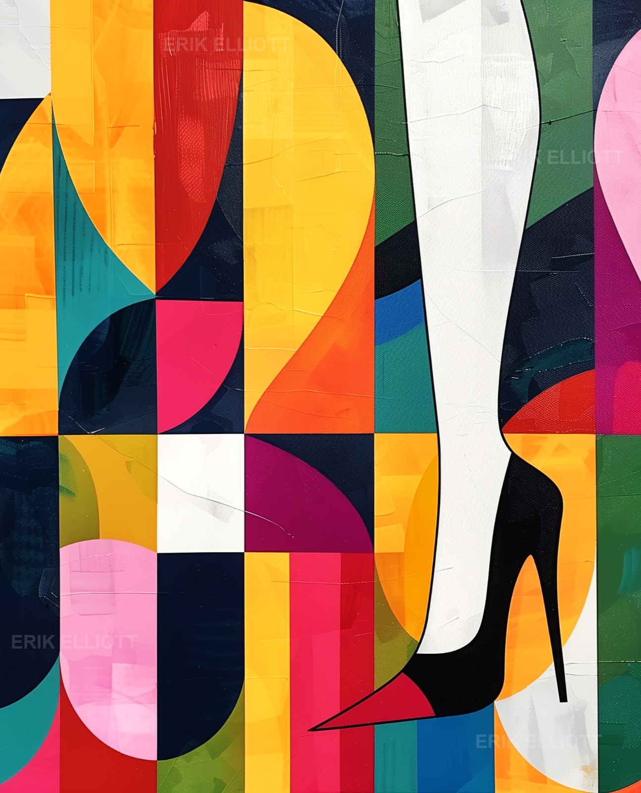 8x10 Modern Photo Art Print / Colorful MidCentury Picture / Home Wall