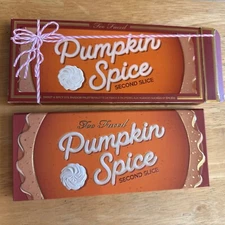 Too Faced PUMPKIN SPICE SECOND SLICE Eye Shadow Palette BRAND NEW IN BOX