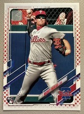 2021 TOPPS MICKEY MONIAK INDEPENDENCE DAY VARIATION ROOKIE CARD #50/76