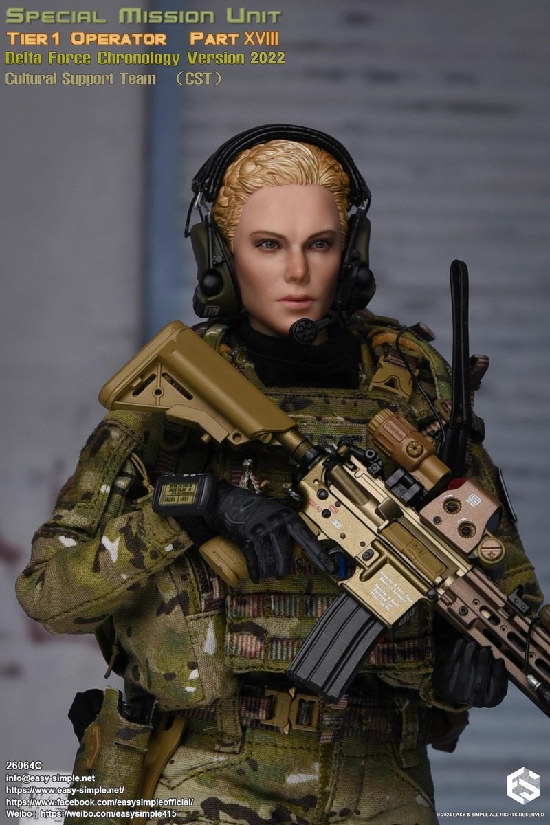 1/6フィギュアSpecialMissionUnit Easysimple Easy&Simple CST Special Mission Unit Operator Soldier 1/6