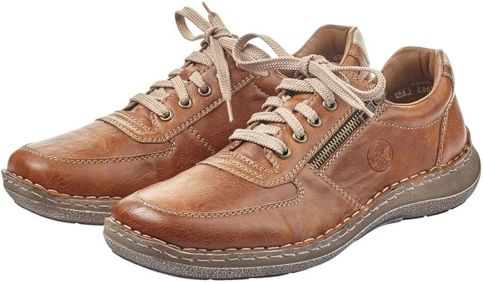 Rieker Mens Brown Lace Up Casual Shoes UK Size 41 3030