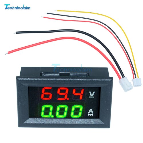 100V 10A Voltmeter Amperemeter LED Dual Digital Volt Amp Meter Anzeige DC NEW - Bild 2 von 24