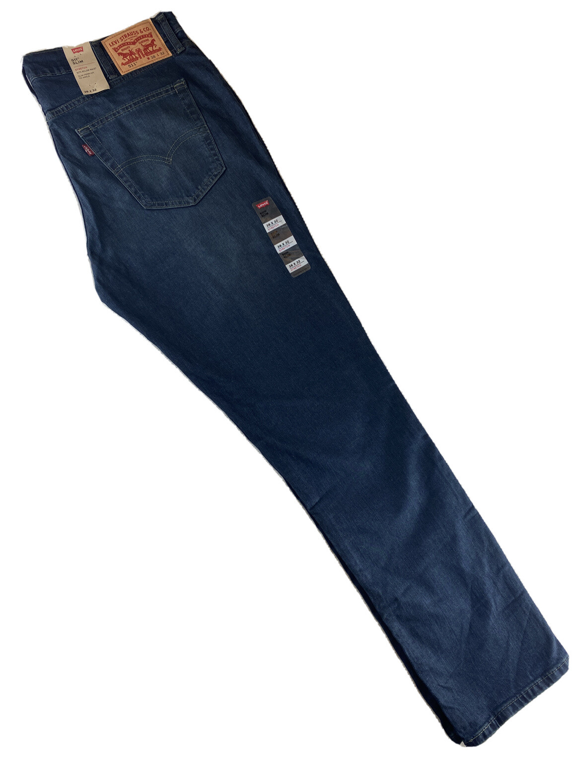 Levi's Men's 511 Slim Fit Jeans In Dark Washed Blue04511-0460 RRP£85 Without Tag image 3