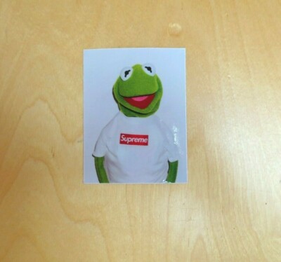 kermit the frog supreme sticker