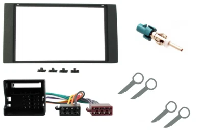 MOTORGUARD Double Din Stereo Fascia Facia Fitting Kit Surround Wiring Loom Panel For Ford